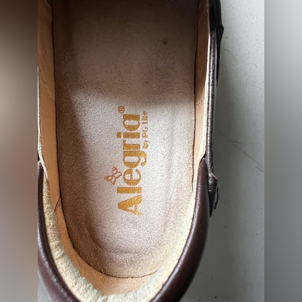 Alegria Kel Clog Comfort Leather Shoes Size 38 Mules - Picture 4 of 6
